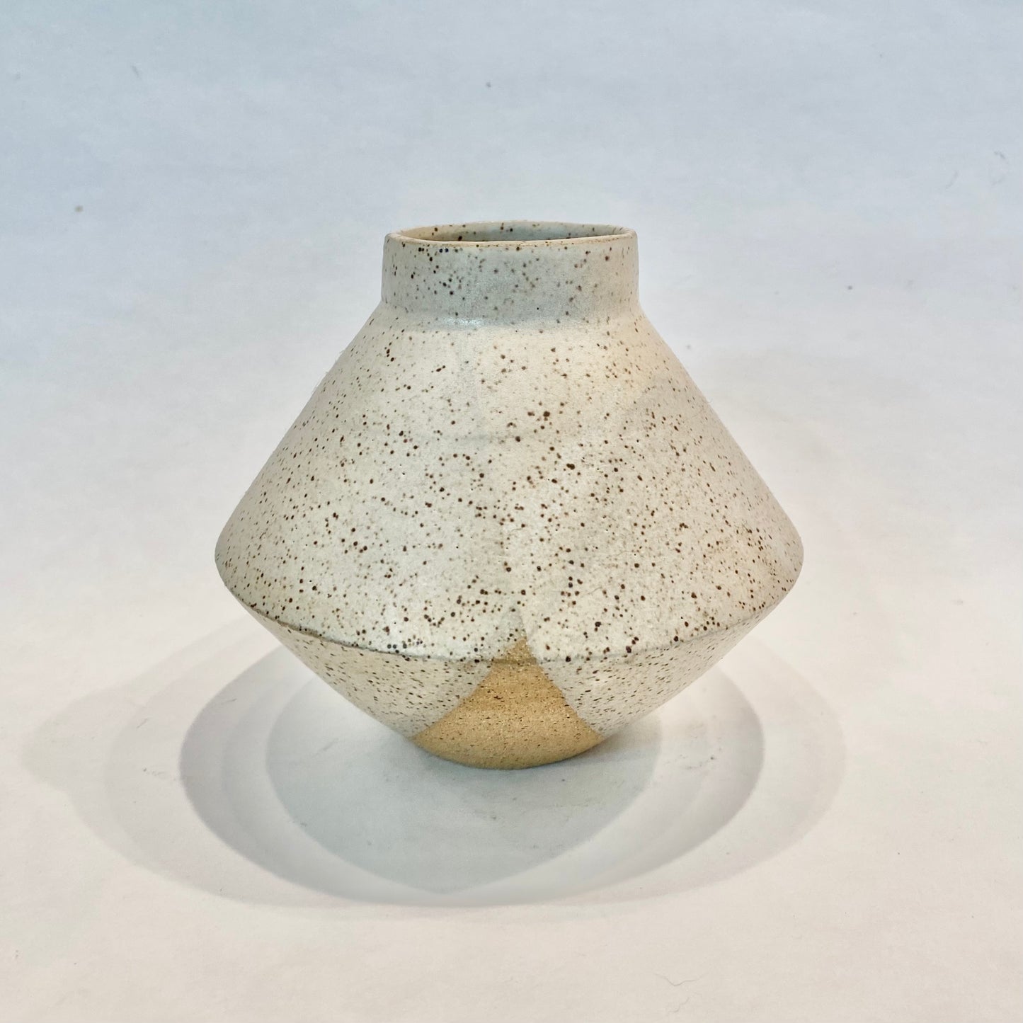 small oatmeal vase