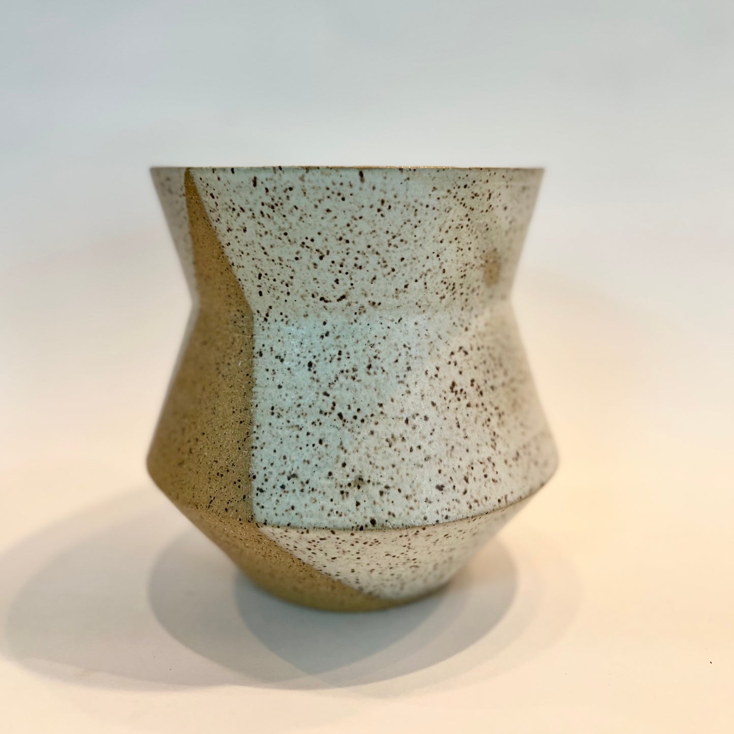 large walnut vase