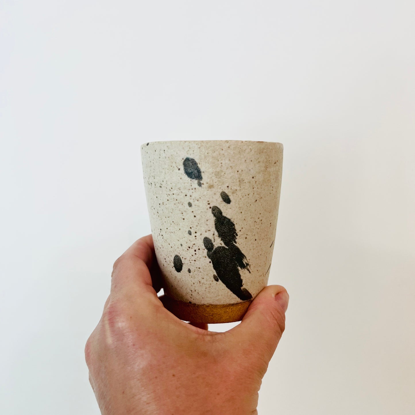 splattered tumblers